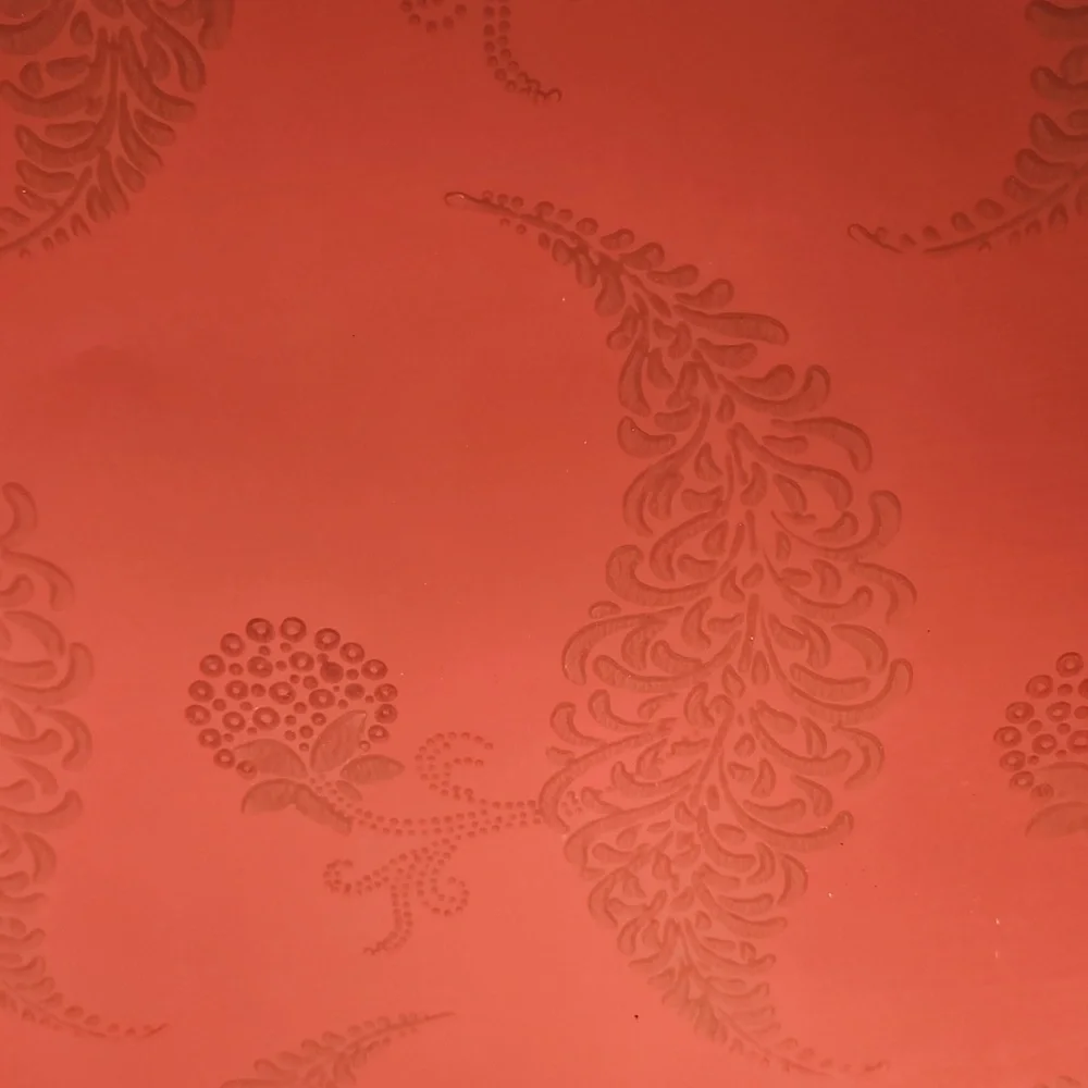 Farrow & Ball Rosslyn Wallpaper In Deep Red/Marroon